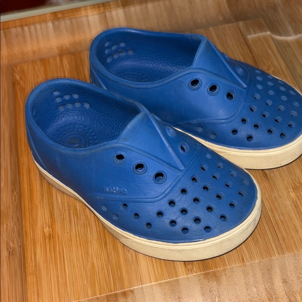 Kids Blue Slip-On Shoes